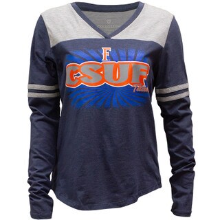 Colosseum CSUF Deuces Long Sleeve Tee - Navy